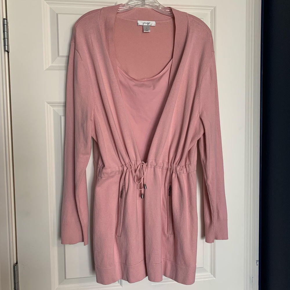 Tunic Cardigan w Cinched waist & Matching Tank
